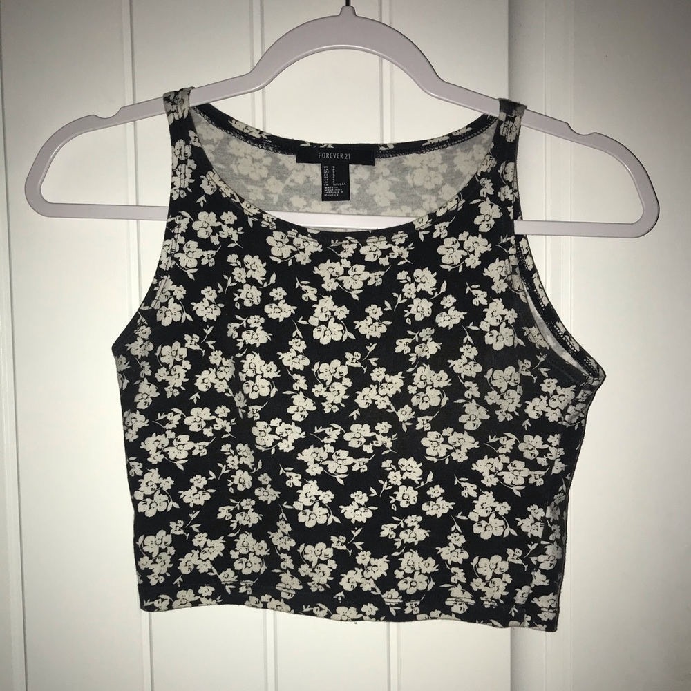 Floral crop top